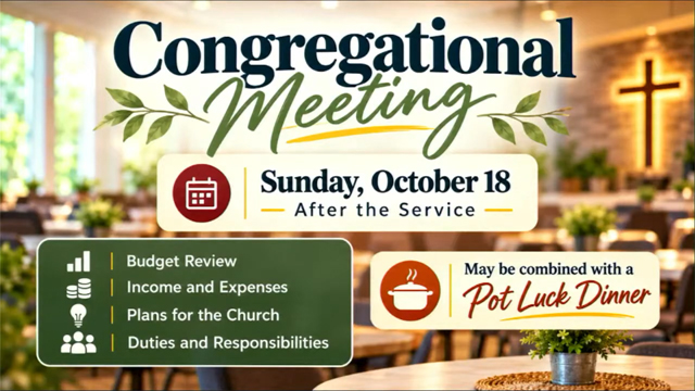 Congregational Meeting